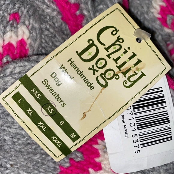 NWT Beautiful Organic Wool Handmade sweater, Alpine Pink, XS - Picture 4 of 12